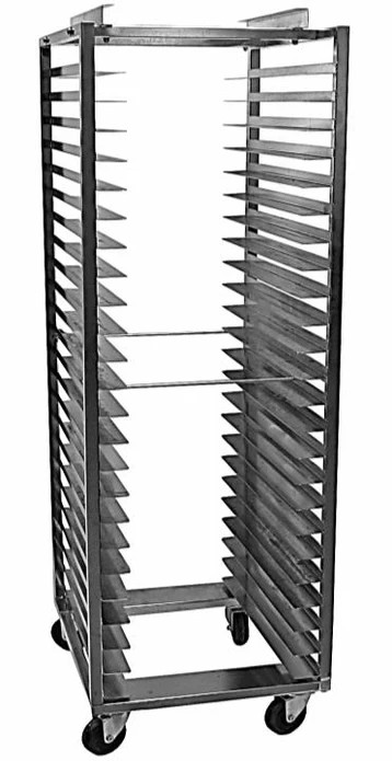 LBC Bakery LRR1-18-20 Single End-Load Stainless Roll-in Oven Rack - 20 Shelf