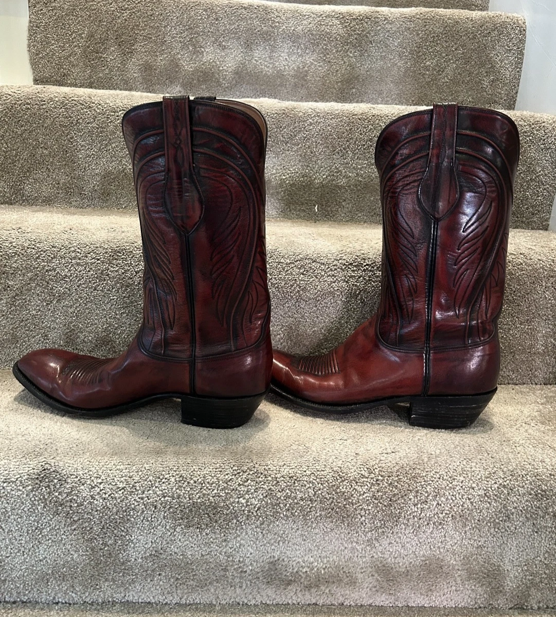 Lucchese Red Boots for Men for sale | eBay