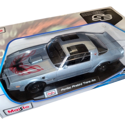 ミニカー Maisto 1/18 Pontiac Firebird Trans Am Maisto 1:18 Pontiac Firebird Trans Am Silver - Special Edition
