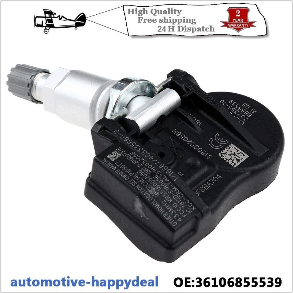 4x For BMW Tyre Pressure Control Wheel Sensor 36106881890 36106856209 - Image 2 of 4