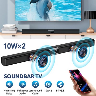 32'' Bluetooth 5.3 Soundbar Wireless Surround Home Audio Speaker For Smart TV PC