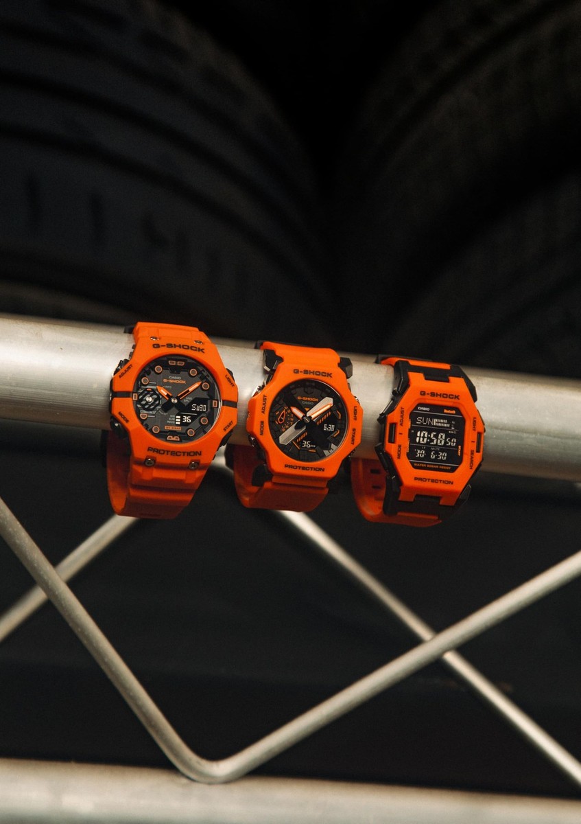 CASIO G-SHOCK GA-2300FL-4AJF Orange Minimal Analog Digital Quartz 