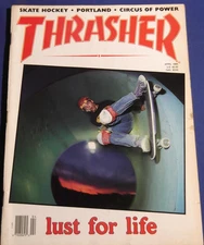 THRASHER MAGAZINE-APRIL 1989-BRIAN BRANNON-HOSOI--LANCE MOUNTAIN-VINTAGE SKATE