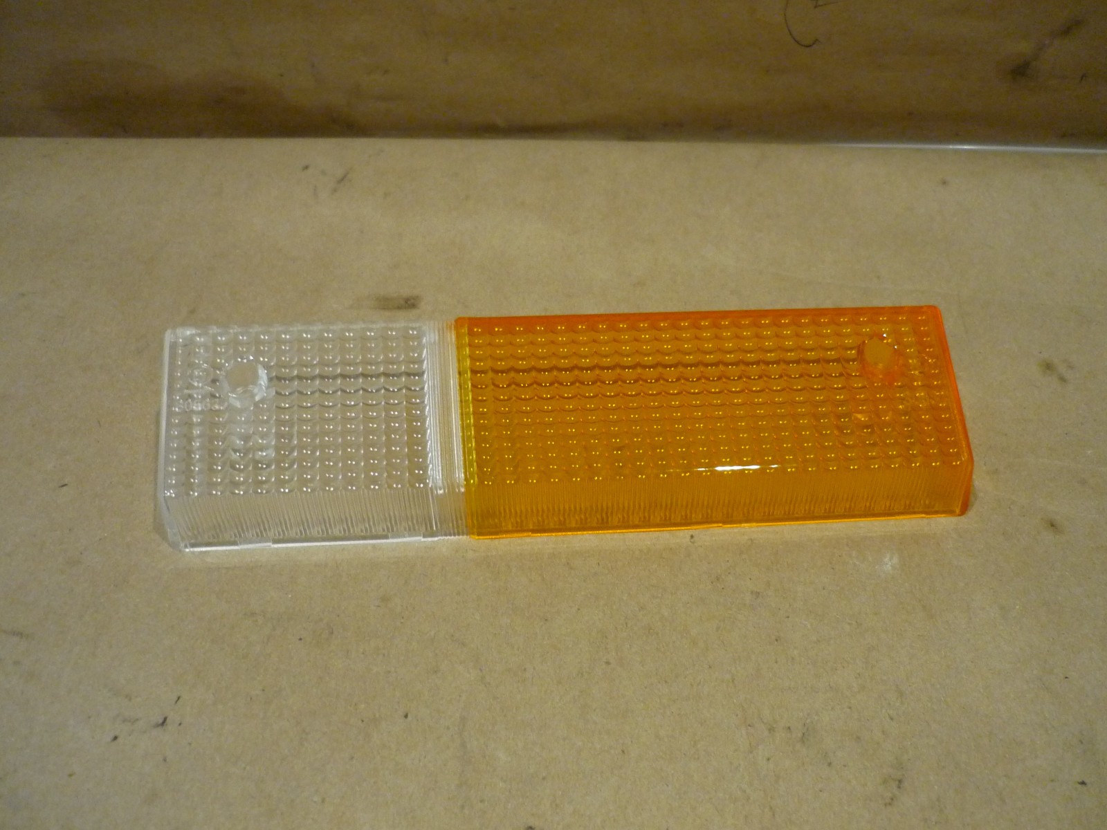 Ferrari 208,308 - LH Front Indicator Lens Orange & Clear (NEW) - P/N 60329703
