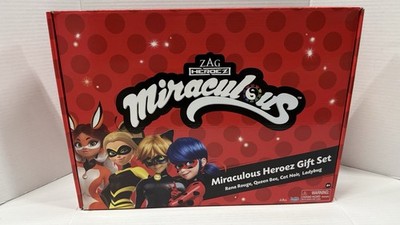 Bandai MIRACULOUS HEROEZ Gift Set 4 Pack Doll LE CAT NOIR RENA