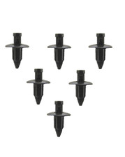 6mm Motorcycle Fairing Trim Plastic Push Fit Rivet Clips Honda Yamaha Suzuki x 5