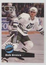 1991-92 Pro Set Rob Brown #606 1dm1