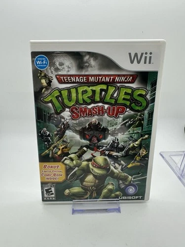 Teenage Mutant Ninja Turtles: Smash-Up (Nintendo Wii, 2009) CIB W/ Comic