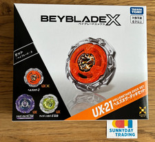 Beyblade X UX-21 Hells Nether Deck Set 3 Beyblades Takara Tomy Japan Sealed