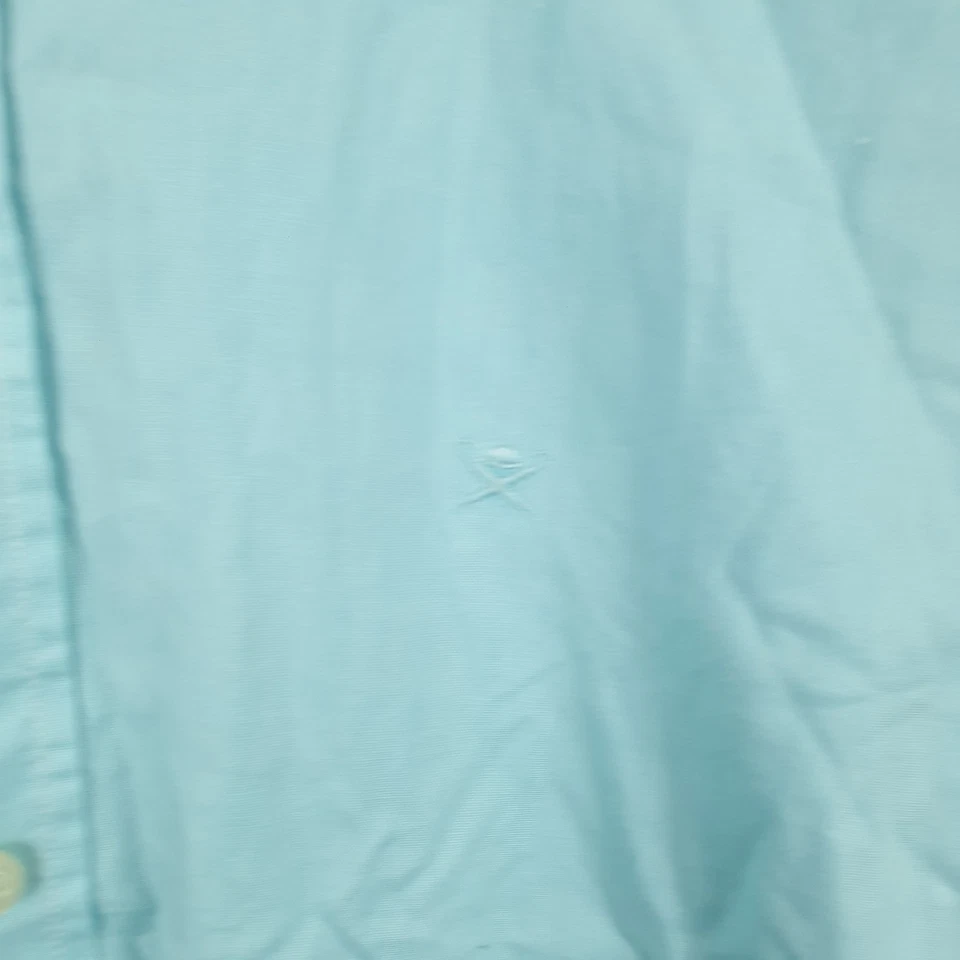 Camisa Hackett Para Hombre Grande Verde Calce Ajustado Mangas Largas Con Botones 100% Algodón Foto 3 de 4