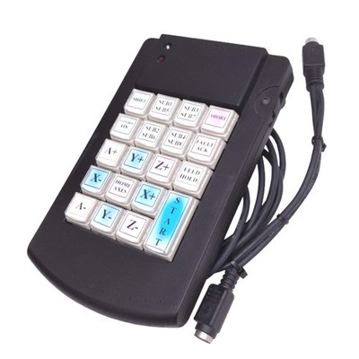 PI Engineering XD X-Keys Desktop Programmable Keypad, 19-Key, PS/2, 2m Cable
