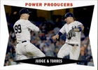 2020 Topps Archives #60CC-JT Power Producers Aaron Judge Torres 1960 Combo Cards