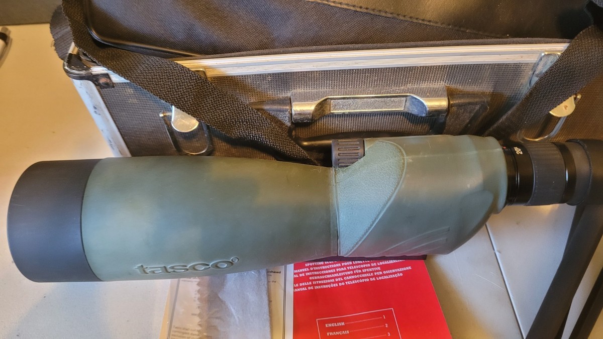 Tasco 20-60x60m Spotting Scope Case Tripod Tested | eBay