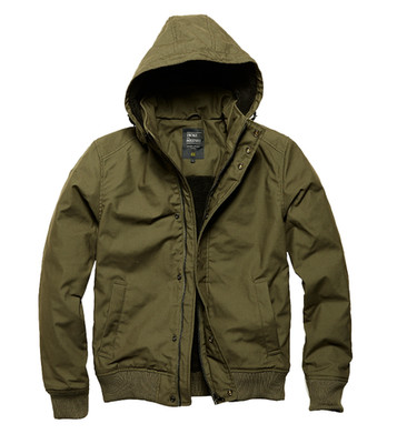 Vintage Industries Winterjacke Hudson Jacket Dark Olive