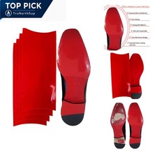 Red shoe sole protectors for Louboutin 10x4 4pcs anti-slip waterproof repair