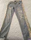 EUC  Women's "Anthropologie" Straight Leg  Slim Boyfriend Size 26 Waist Jeans