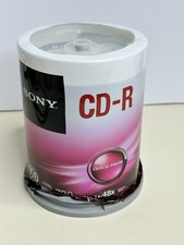 Sony 48X CD-R Media Disc 700 MB/Mo 100 Pack New but NOT Sealed