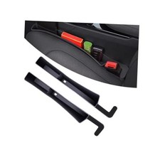 2PCS Car Seat Gap Filler, Anti-Drop Vehicle Console Crevice Blocker with Black