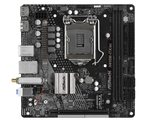 Carte mère ASRock H410M-ITX/AC Mini-ITX LGA1200 Intel H410 WiFi AC DDR4 M.2