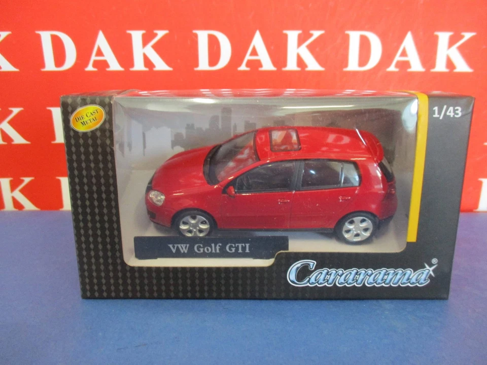 Die cast 1/43 Modellino Auto Volkswagen Golf V GTI Rosso - Immagine 4 di 4