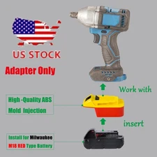 1 Adapter Convert for Milwaukee M18 Battery To fits Hercules 20v Tools w/BMS SYS