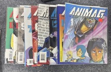 ANIMAG ANIME MAGAZINE BOOK LOT of 10 Vintage ISSUES JAPAN GREAT CONDITION