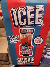 Icee Slushie Machine Counter-Top Style, Blue Raspberry Flavor
