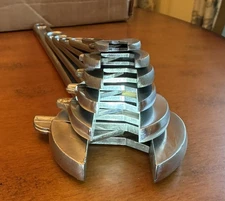 Vintage Craftsman Adjustable Wrench 6 Piece Set. Nice. Clean 44601 thru 44606 WF