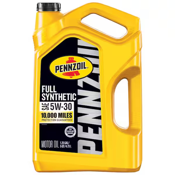 5w-30 Full Synthetic Motor Oil, 5 Quart.