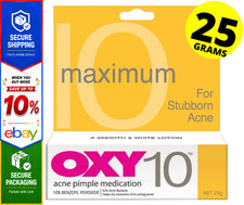 Original OXY 10 Maximum For Stubborn Acne Pimple Medication and Treatment 25g