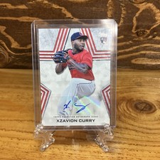 Topps 2023 Series 1 Xzavion Curry #BSA-XZC Rookie Auto Guardians