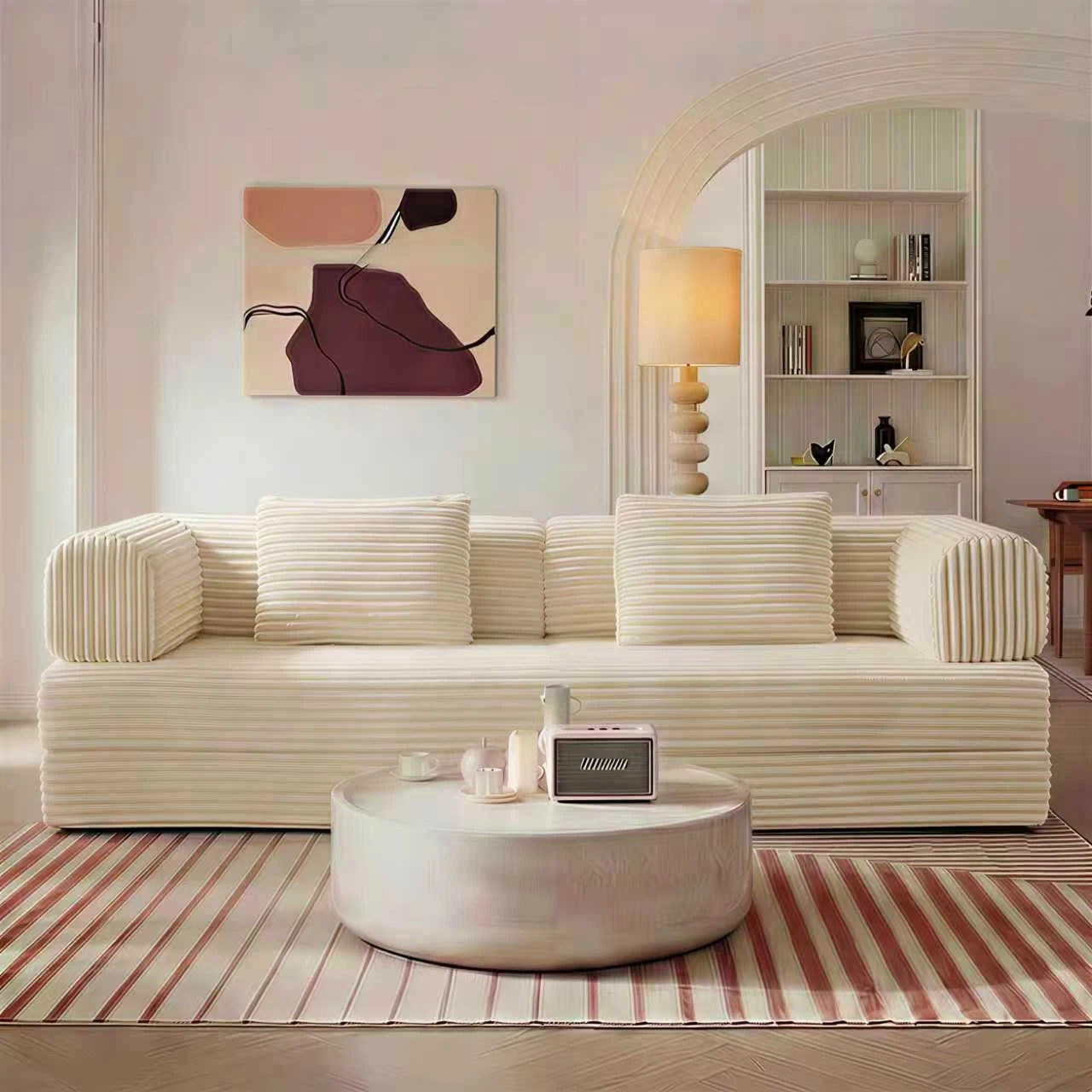 New Compression Sofa,Convertible Floor Sofa Bed-with Pillow Back Support Armrest
Opens in a new wind