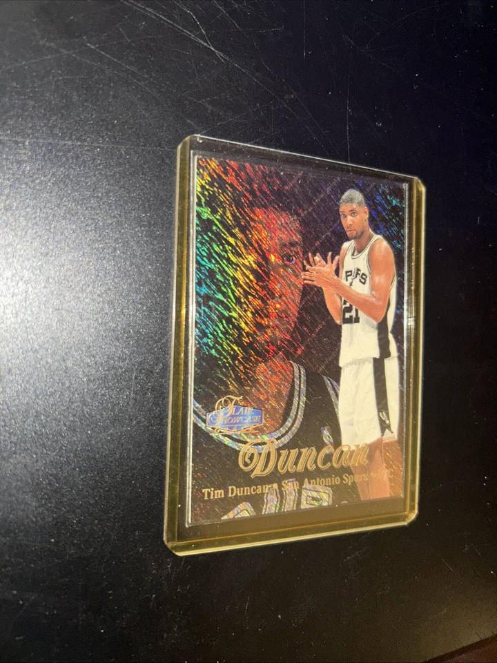 1997-98 Flair Showcase - Tim Duncan #5 Row 1 (RC) - Image 3 of 4