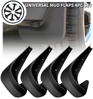 #ad #ad 4PCS Universal Car Front Rear Fender Splash Mud Flaps Guards Set Screws Included $28.89