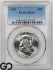 1963 Franklin Half Dollar, PCGS MS-65 ** Flashy White Blazer!