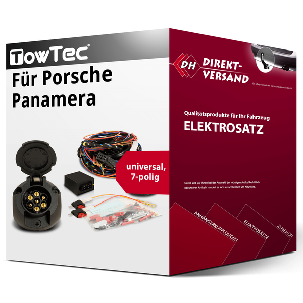 E-Satz 7Polig Universell für Porsche Panamera 06.2023-Jetzt Neu-image