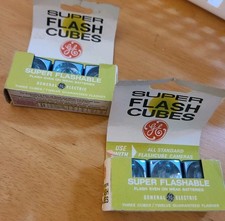 2 packs General Electric Flash Cubes