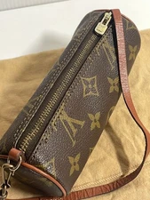 Louis Vuitton Papillon Mini Pouch Monogram Canvas Purse Vintage Authentic