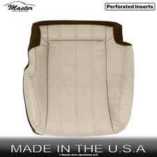2018-2021 For Mazda 6 Leatherette Perforated Driver Bottom Seat Cover Sand