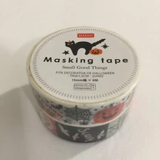 Daiso Japan - Masking Tape Washi Tape Kawaii Halloween Spider Pumpkin
