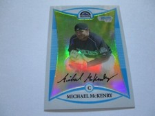 2008 1st Bowman Chrome Card Michael McKenry Serial #202/599 Card #BCP45