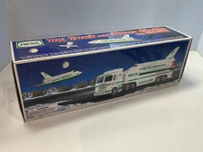 1999 Hess Toy Truck and Space Shuttle With Satellite - New in Original Box