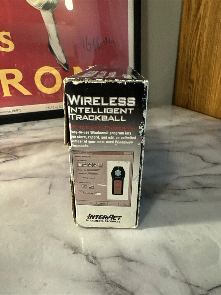 InterAct Wireless Intelligent Trackball mouse RS232 18 Button Remote SV-2010 NEW - Image 2 of 3