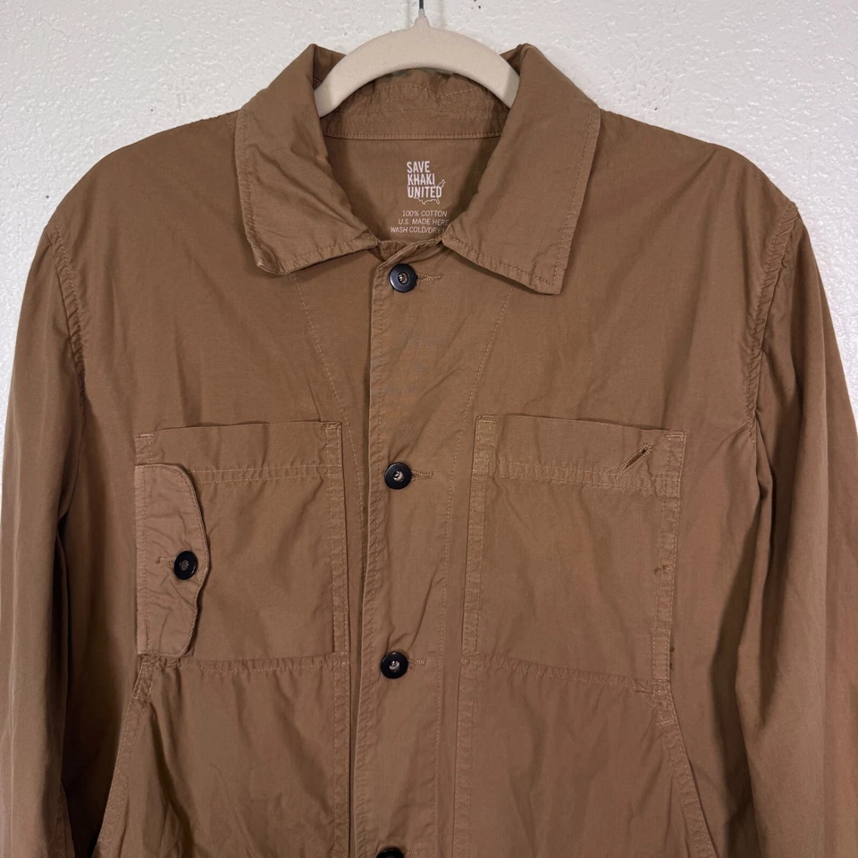 Save Khaki United Camisa Chaqueta Para Hombres Pequeña Tarea Utilidad Ropa de Trabajo Bolsillos SKU Foto 3 de 4