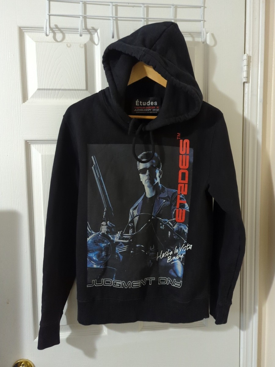 Etudes Terminator 2 Judgement Day pullover Hoodie Black SZ Men S S