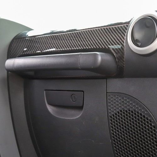 Cubierta decorativa copiloto tablero delantero fibra de carbono suave para Jeep Wrangler JK 2007-2010 - Imagen 6 de 7