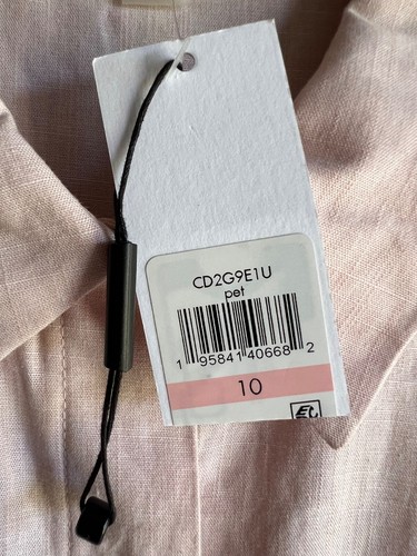 Calvin Klein Dress Womens 10 Blush Waist Tie Tiered Feminine Delicate NWT - Picture 10 of 15