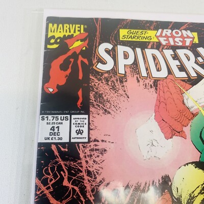 Spiderman #41 (Marvel 1993) Iron Fist , Storm Warnings Part One | eBay