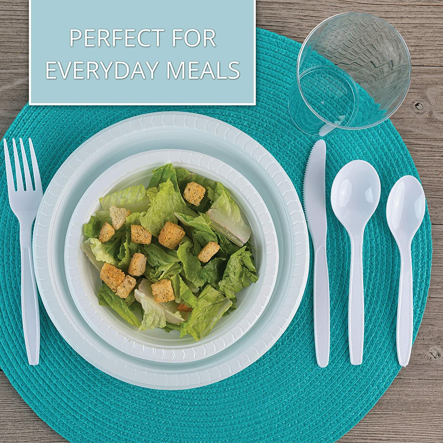 Plastic Cutlery Blue Knives Forks Spoons Disposables Cutlery Catering Party Blue eBay