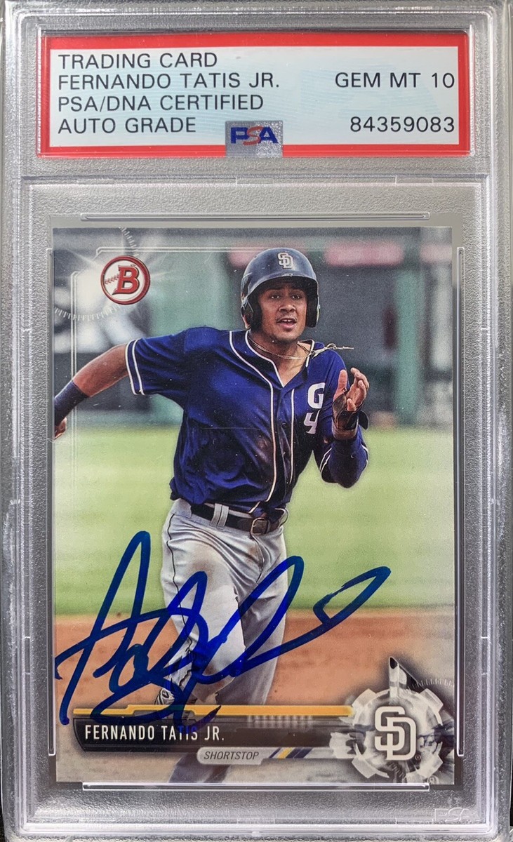 Fernando Tatis Jr. 直筆サインとBowman カードセット
